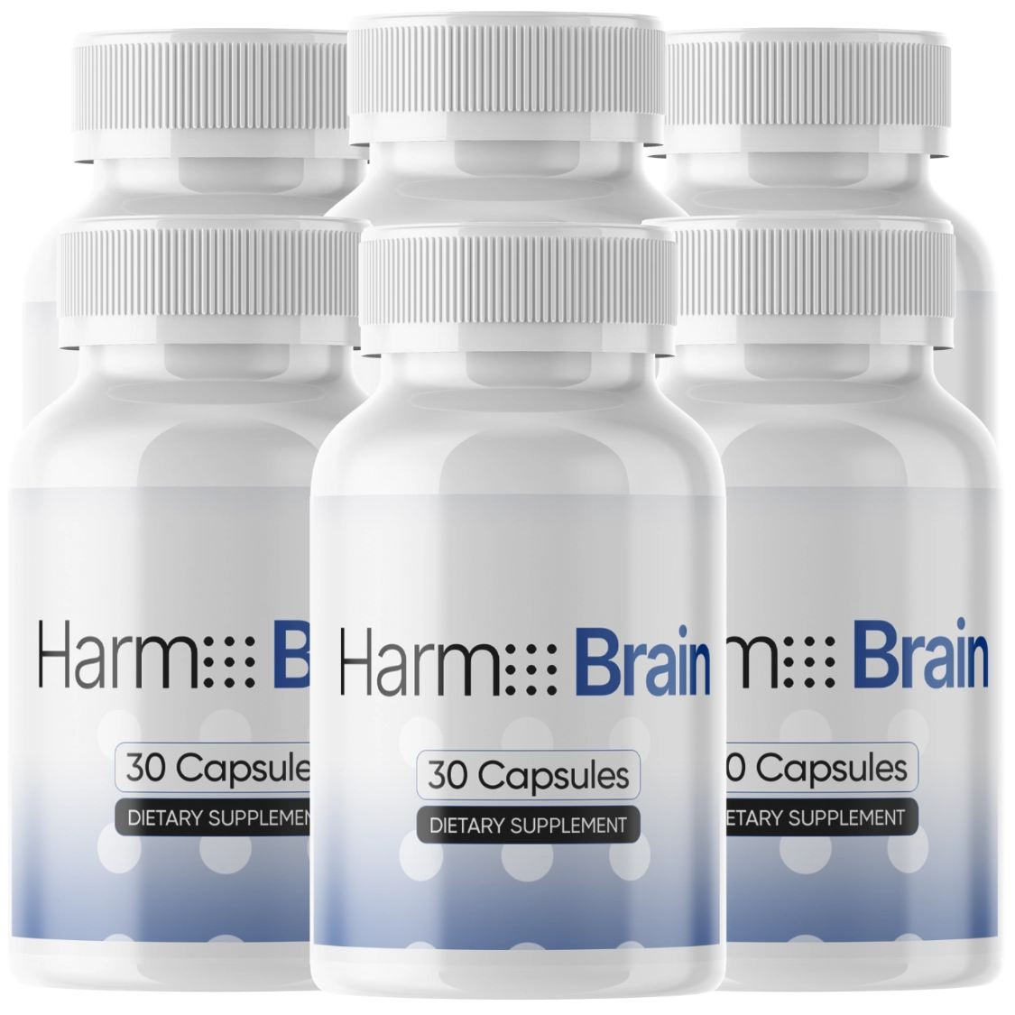 Harmo Brain 6 Bottle Pack — 180-Day Cognitive Wellness Supply