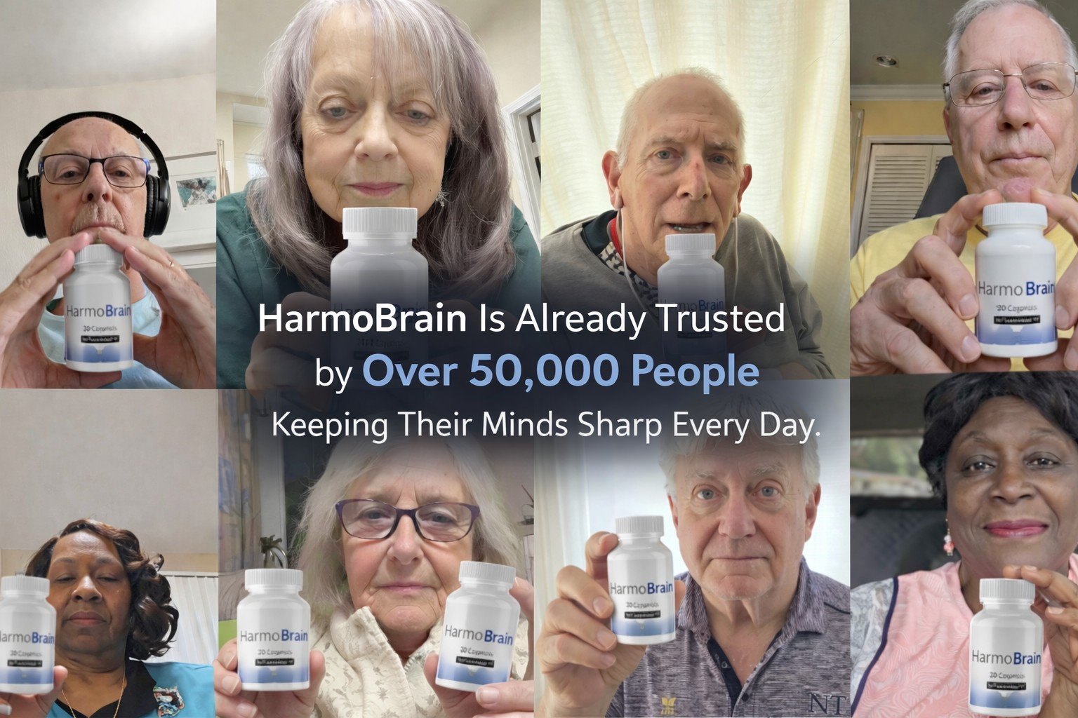 Harmo Brain Customer Collage — Trusted by Thousands of Customers